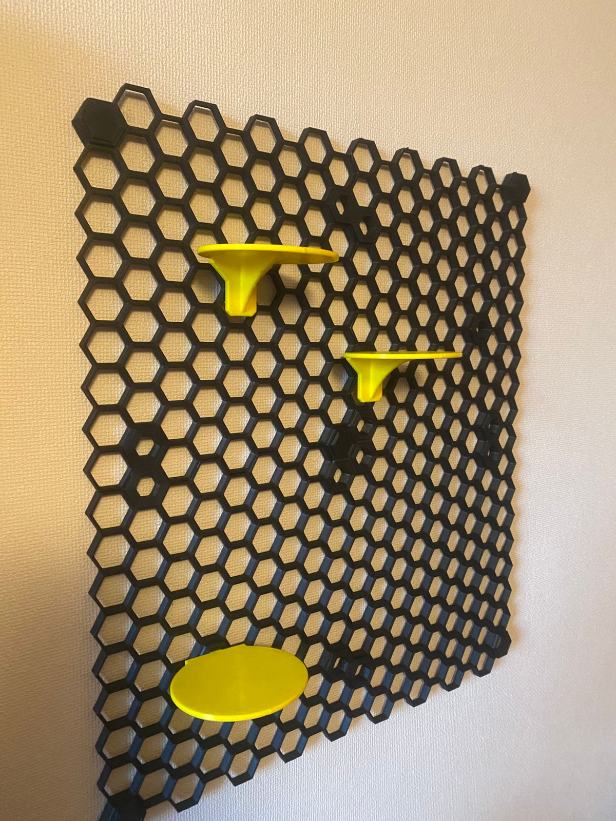 Honeycomb Storage Wall Shelf