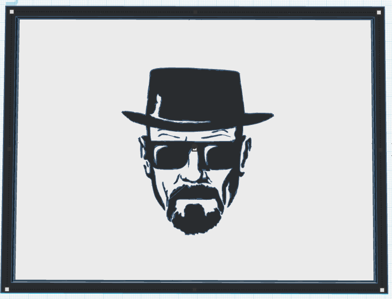 Heisenberg Wall Plaque – Breaking Bad Silhouette 15x20cm