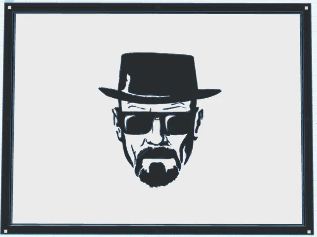 Heisenberg Wall Plaque – Breaking Bad Silhouette 15x20cm