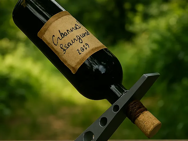 Floating Gravity Wine Bottle Holder-balance bottle