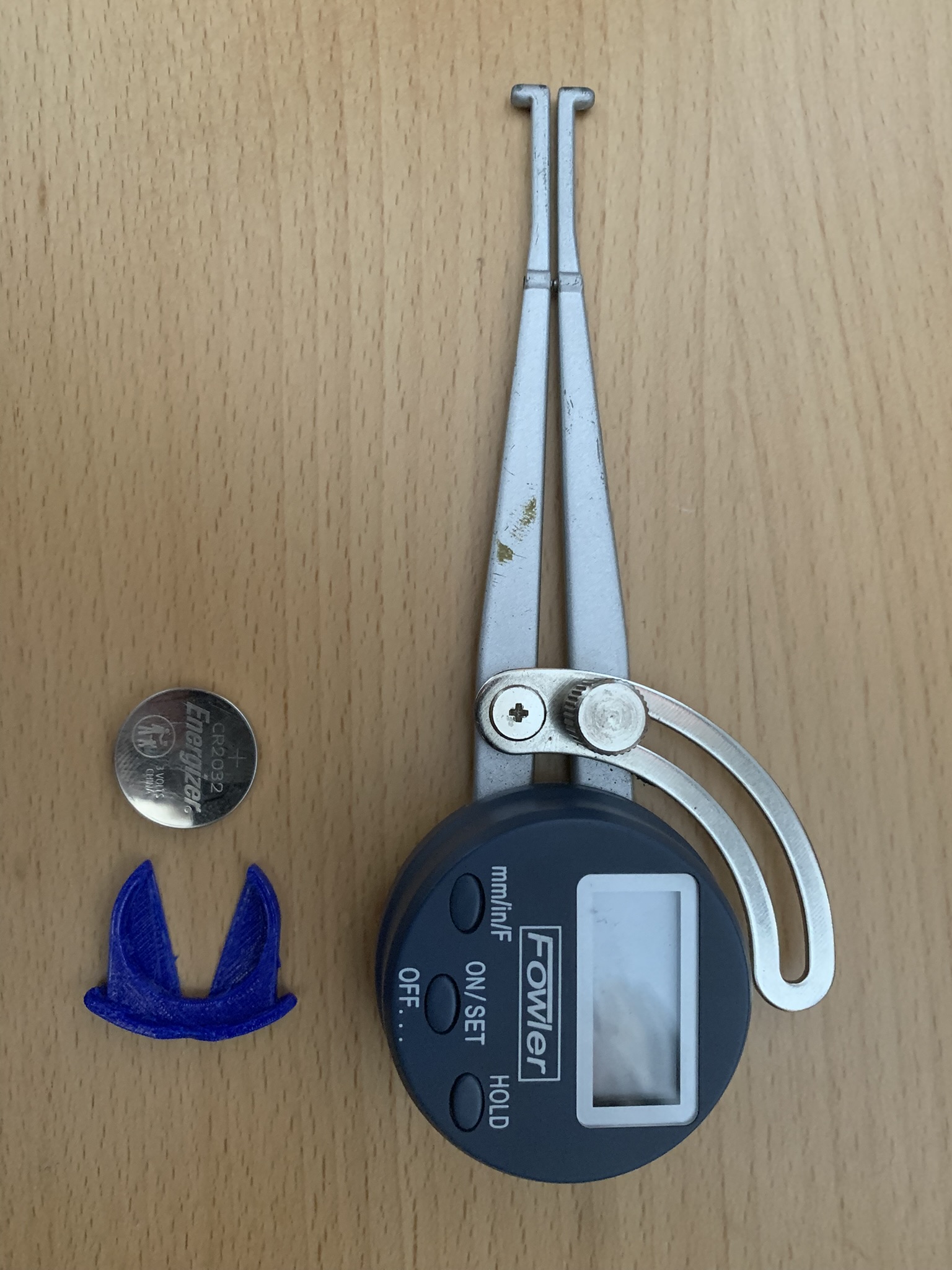 Fowler Inside Digital Caliper Battery Door/Holder