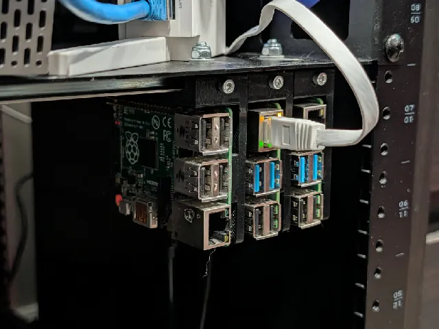DIN Rail Clip, Raspberry Pi 4