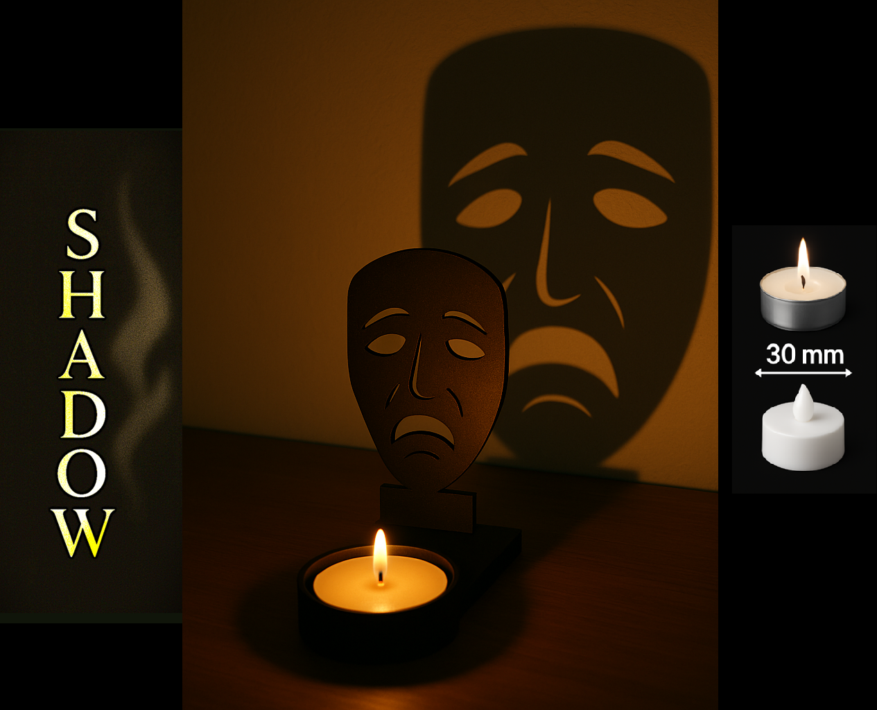 Shadow Art - Theater Mask