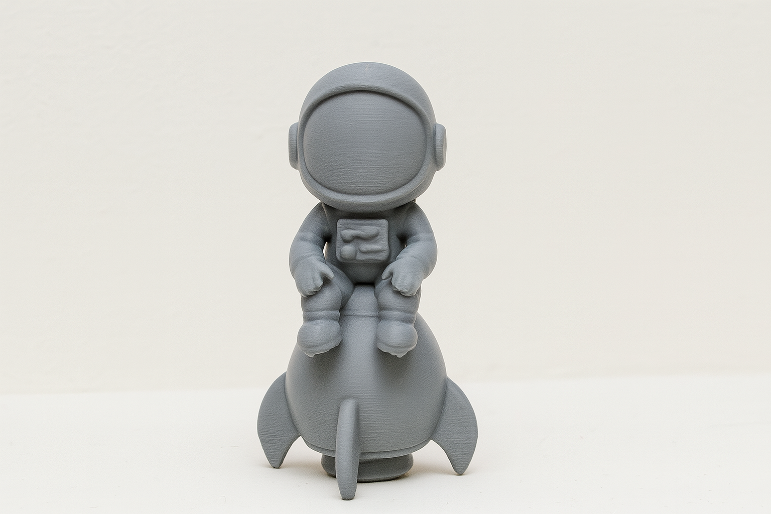 Spaceman on Rocket