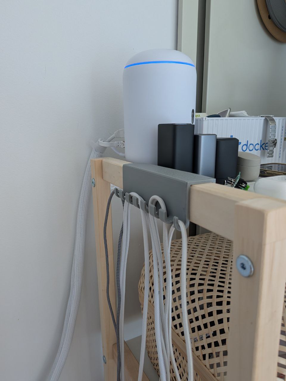 Cable Holder For IKEA EKENABBEN