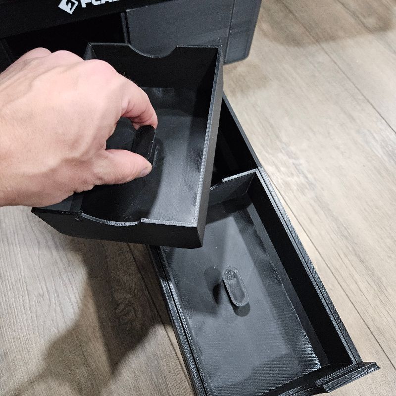 Flashforge AD5X Poop Drawer Riser by MoltenPlasticNuts | Download free ...
