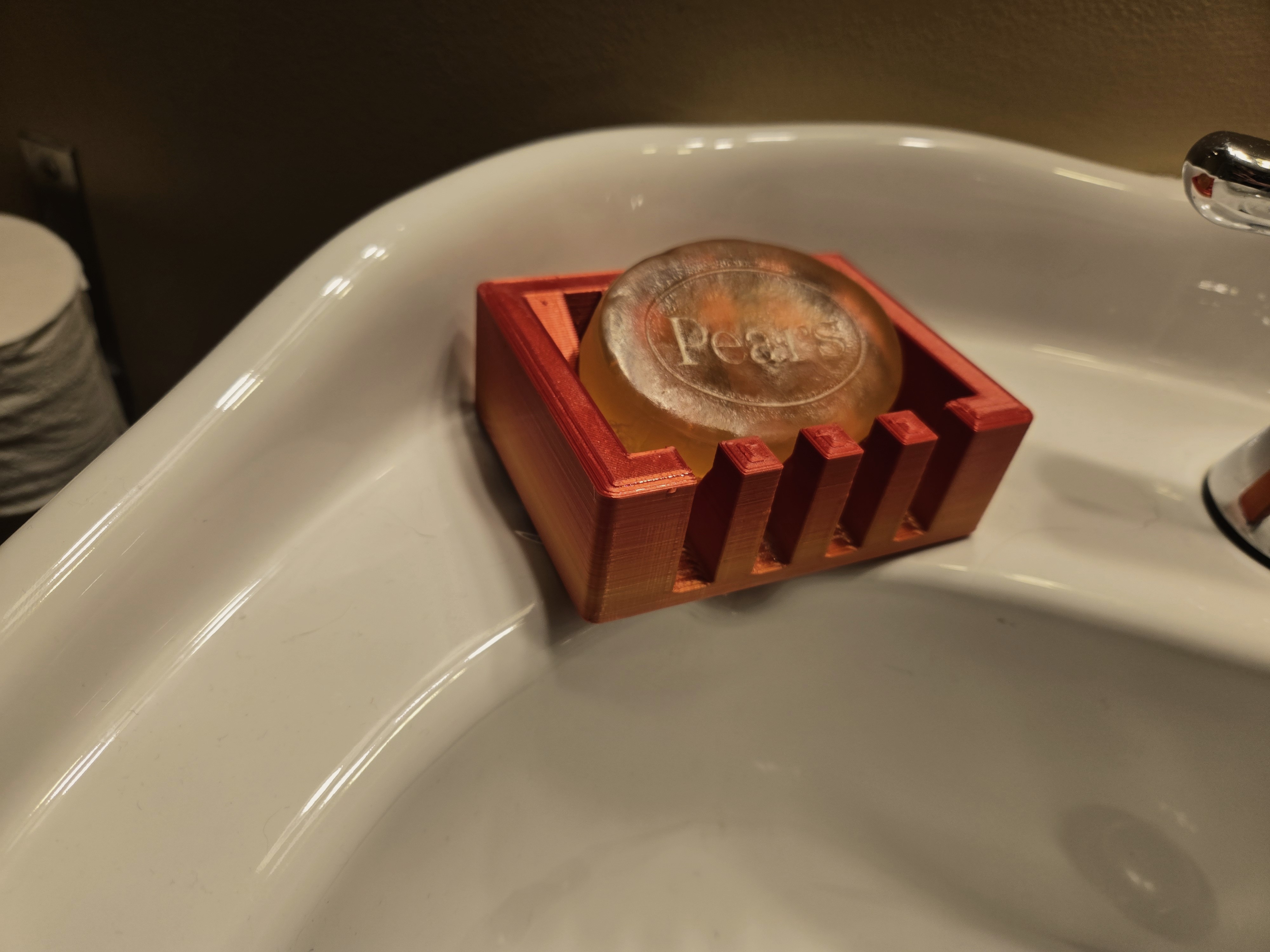 The clawed soap dish