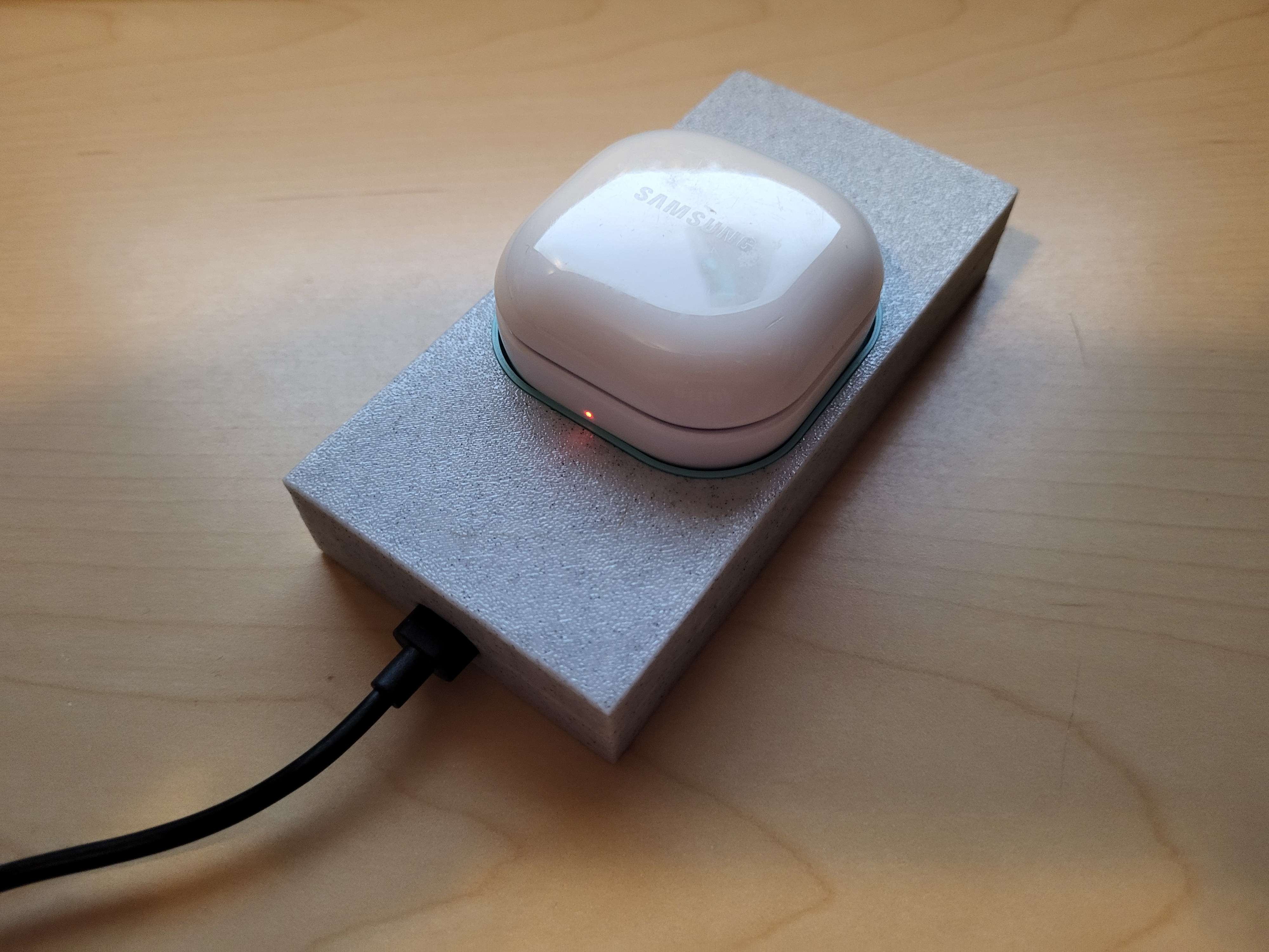 Samsung Buds2 Wireless Charger Holder for Bauhaus Tray System 3D model thumbnail