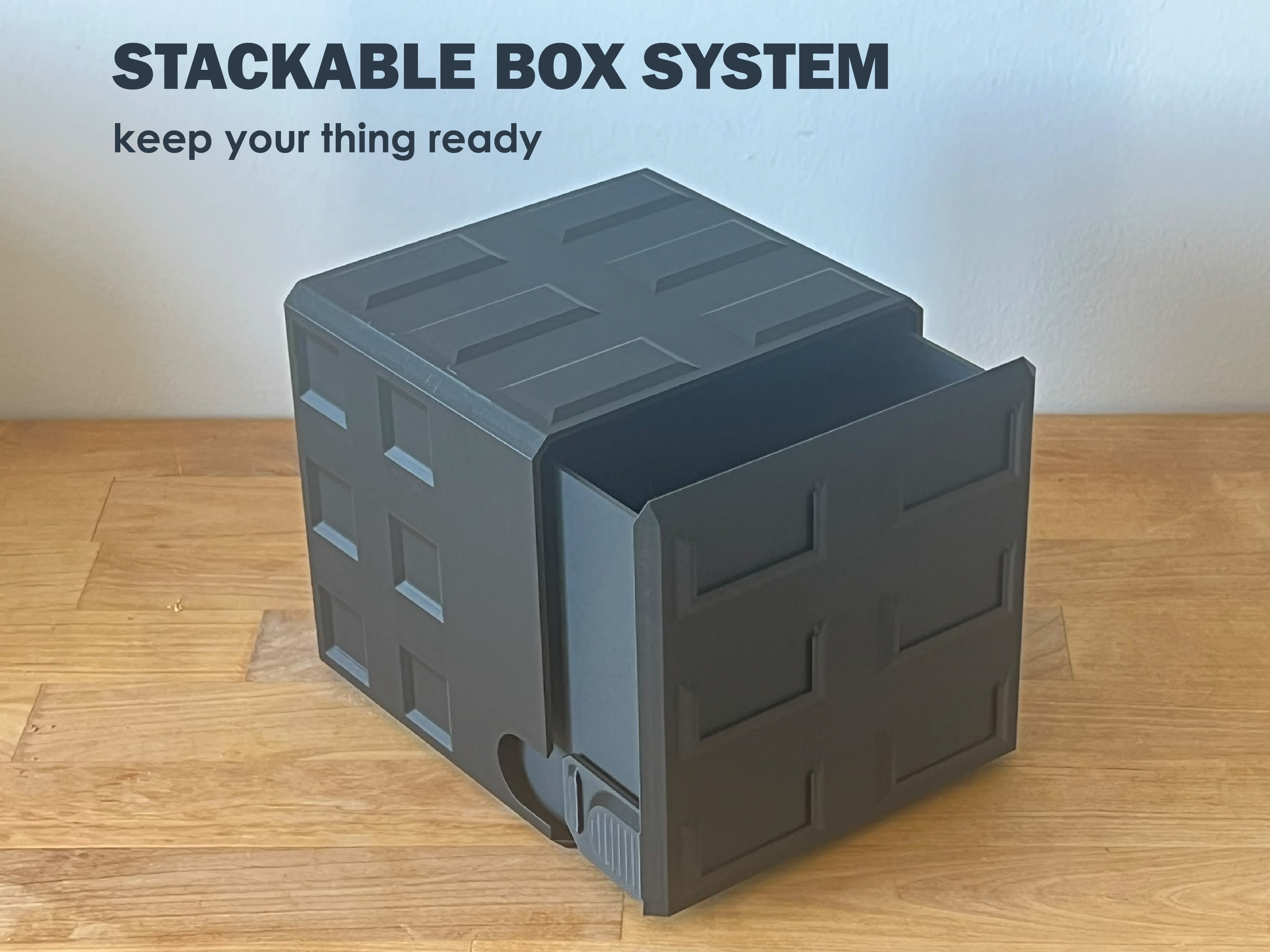 Stackable Box Basic Double Triple Tall
