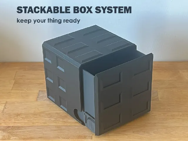 Stackable Box Basic Double Triple Tall