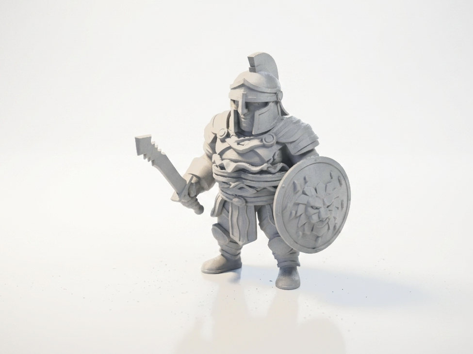Armored Knight Figurine Fantasy 3D Printable