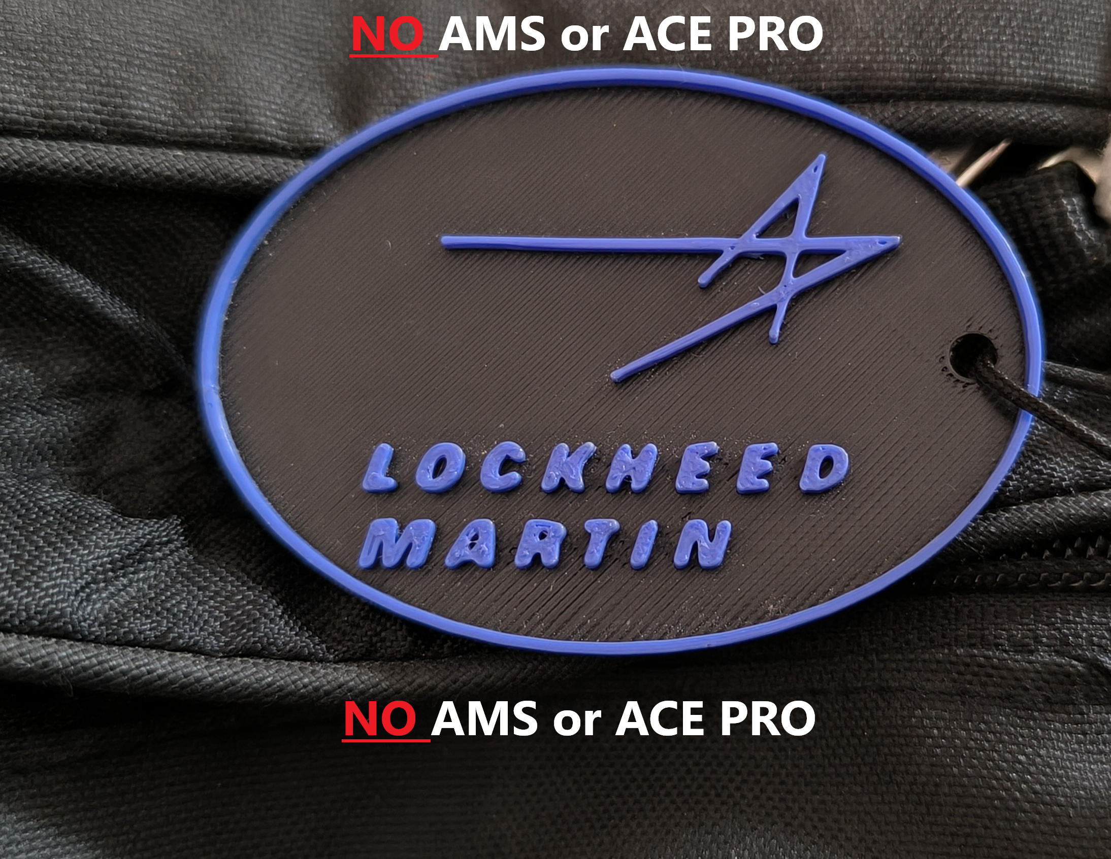 Lockheed Martin Keychain NO AMS or ACE PRO 3D model