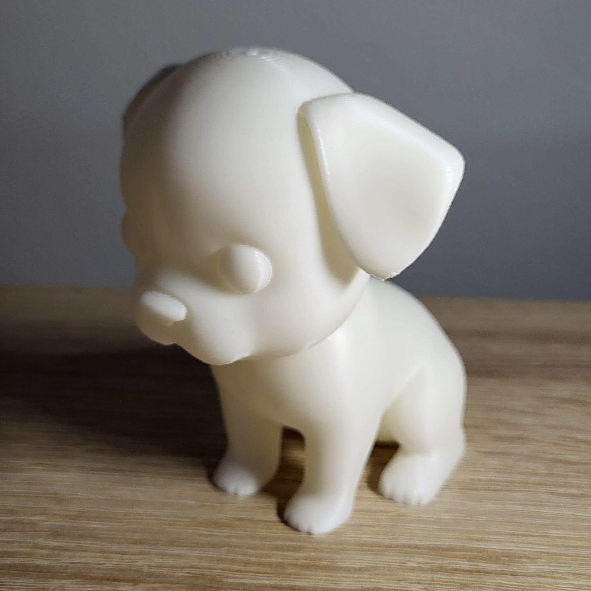 Cute dog statue