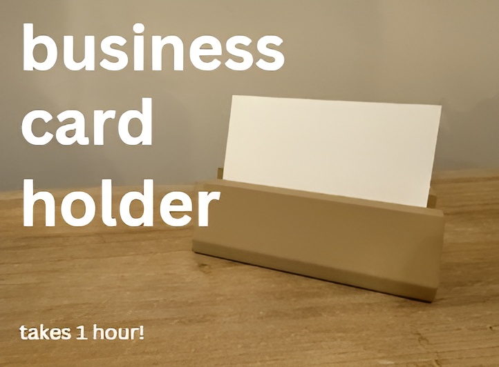 Modern Business Card Holder 3D model