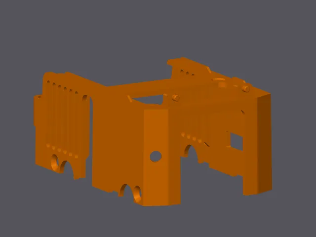 Elegoo Centauri Carbon 2 middle printhead cover