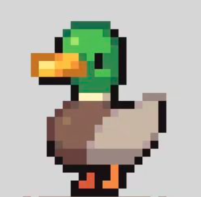 Duck Fidget Pixelart