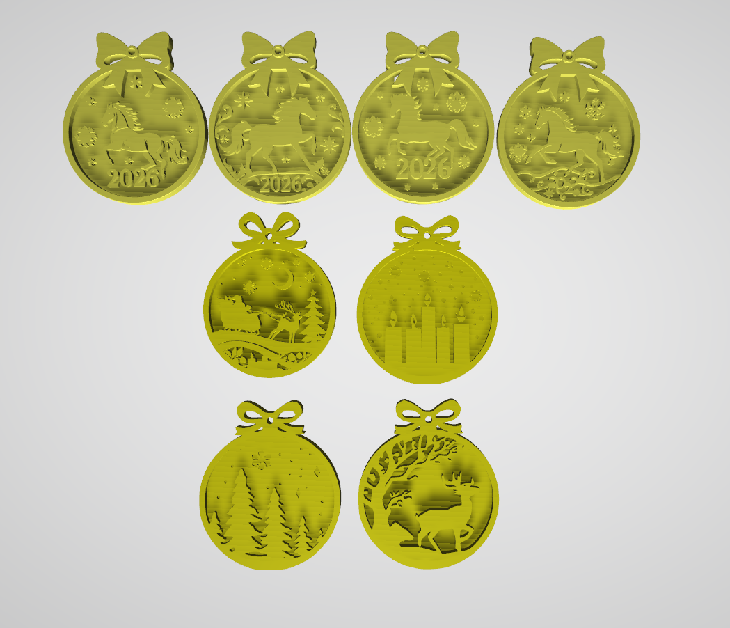 Winter Spirit: Horse & Holiday Ornaments 2026