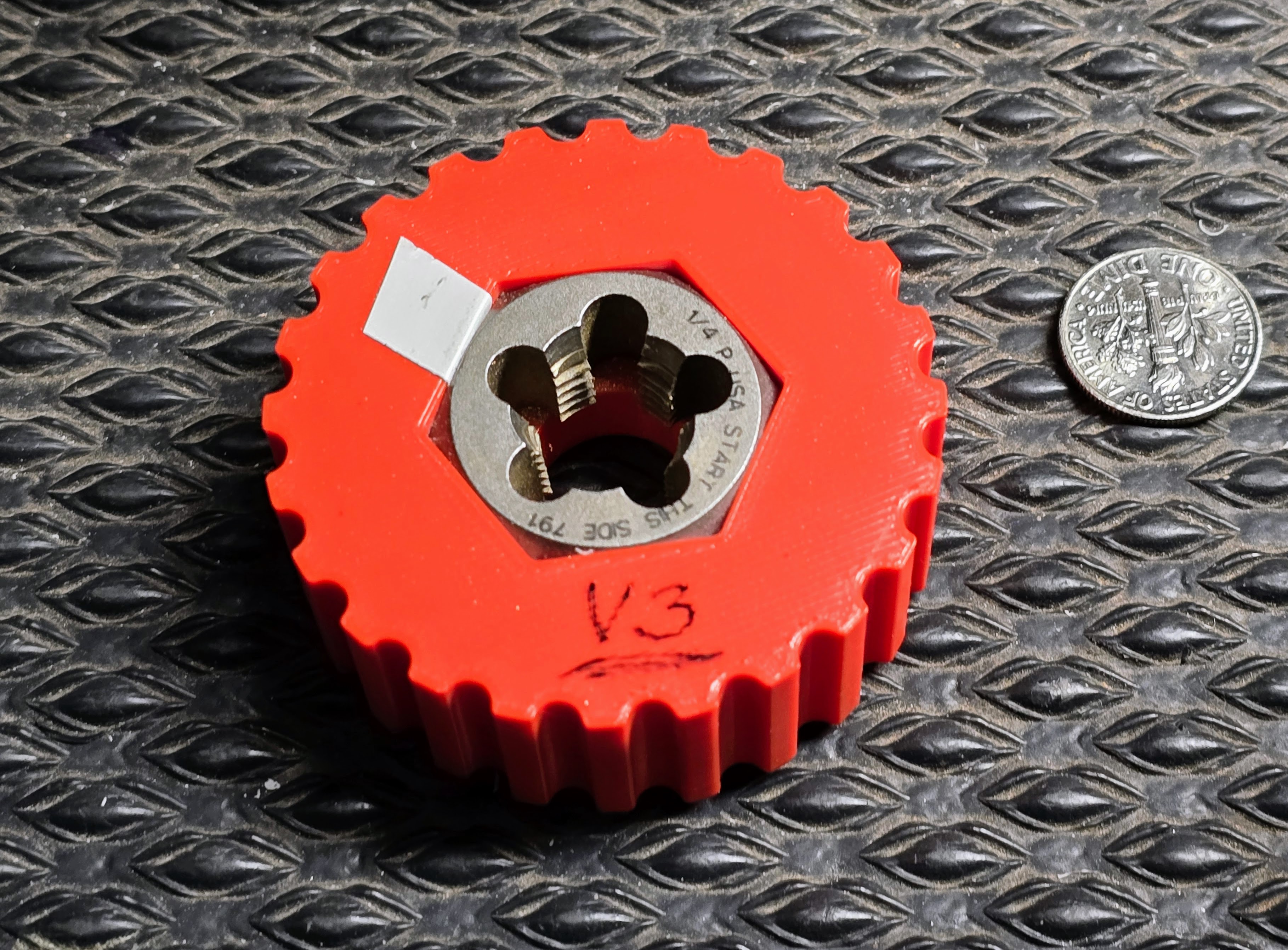 Customizable Hex Die Knob Handles