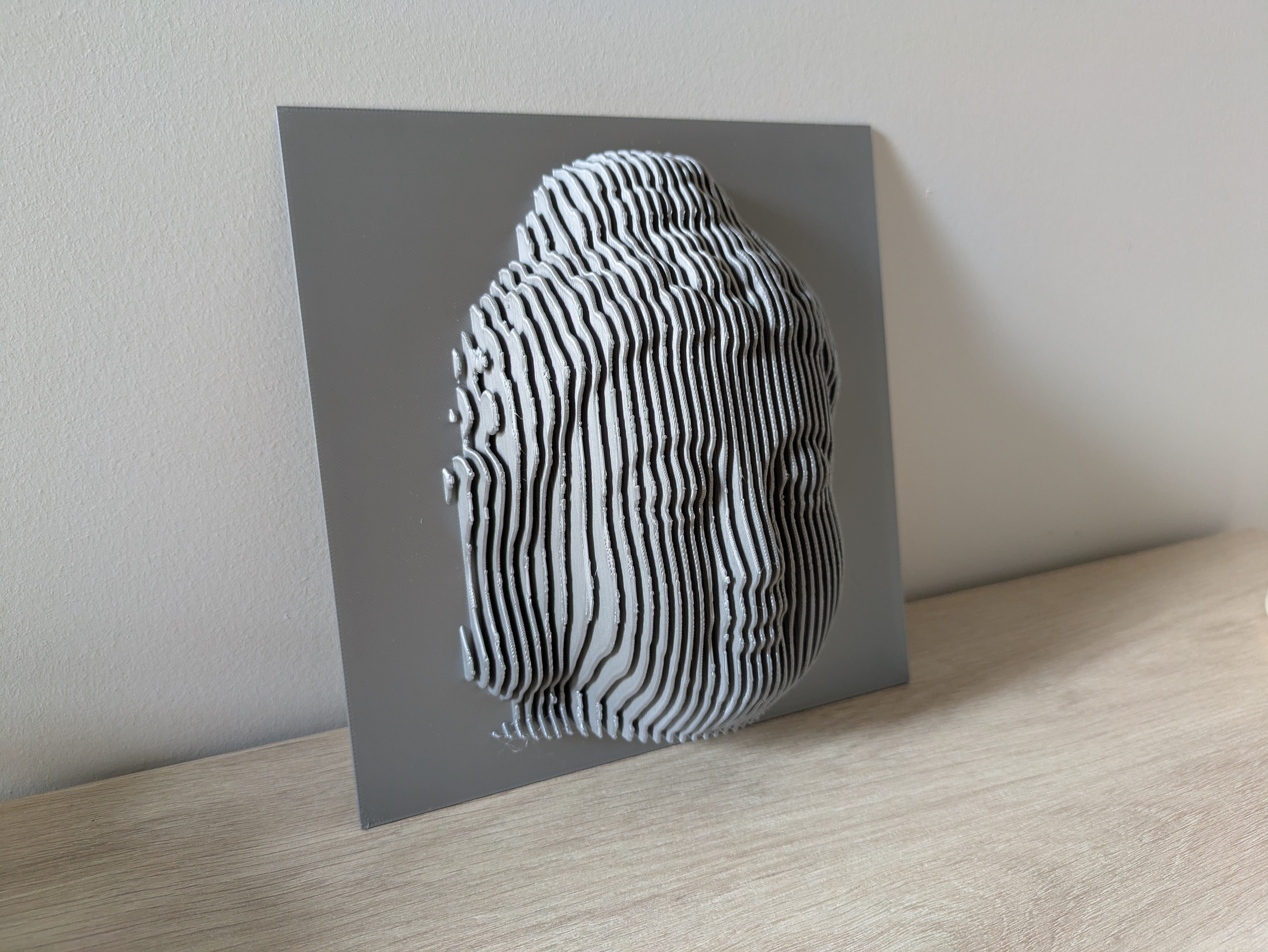 Buda layered sculpture