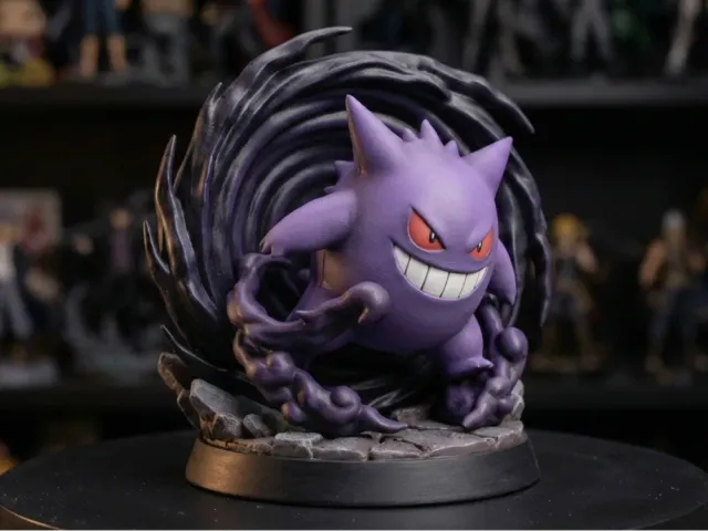 Shadow Portal Gengar Diorama – Pokémon Display