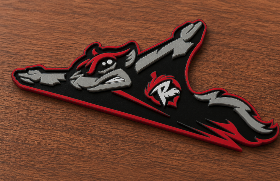 Richmond Squirrels MILB oversized fan logo