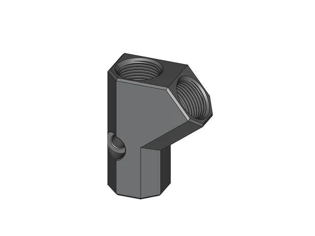 Small PTFE Tube Y splitter (45 degree)