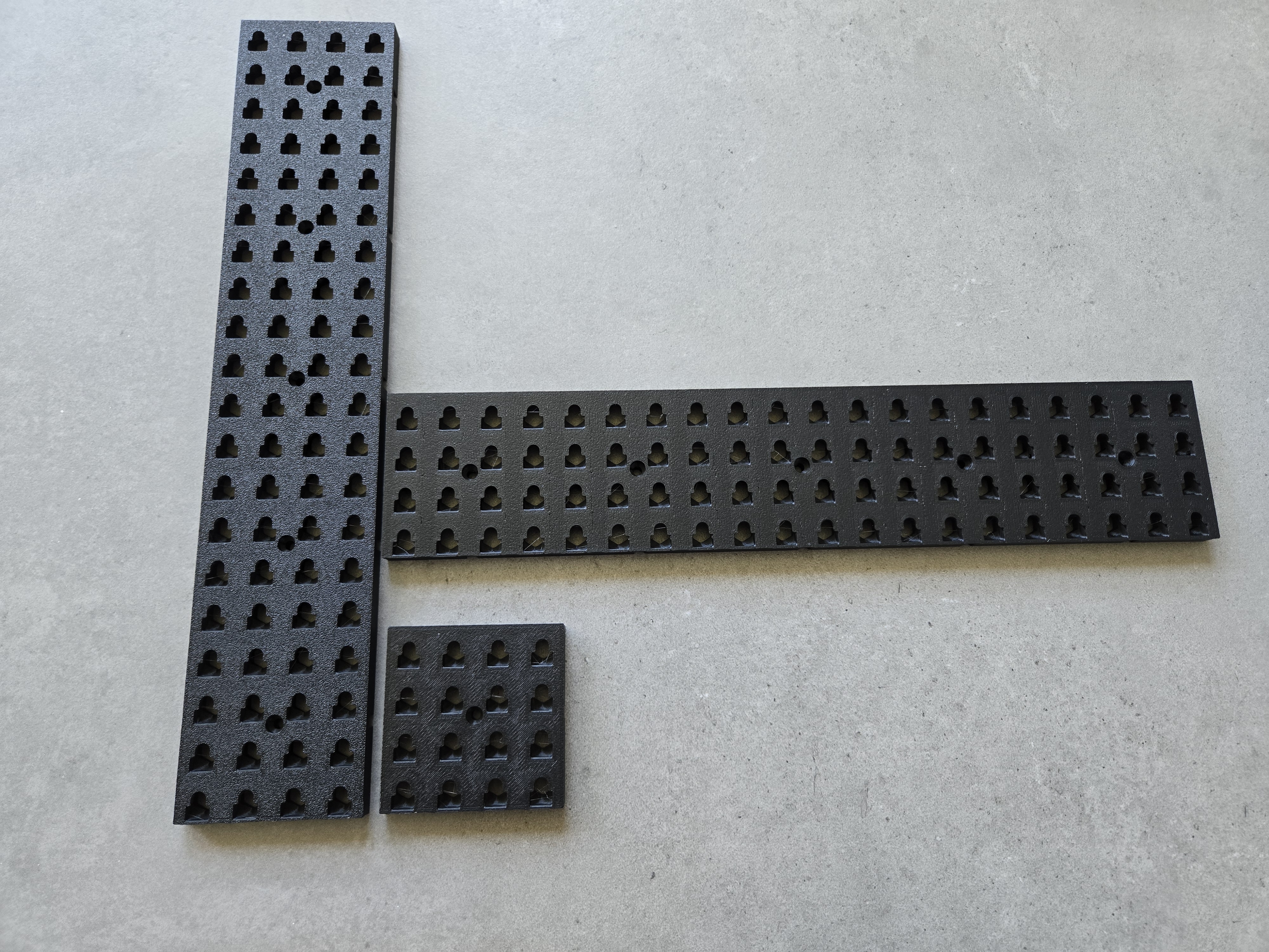 Fixit Fixturing System 4x20/16/12/8 horizontal and vertical 3D model thumbnail