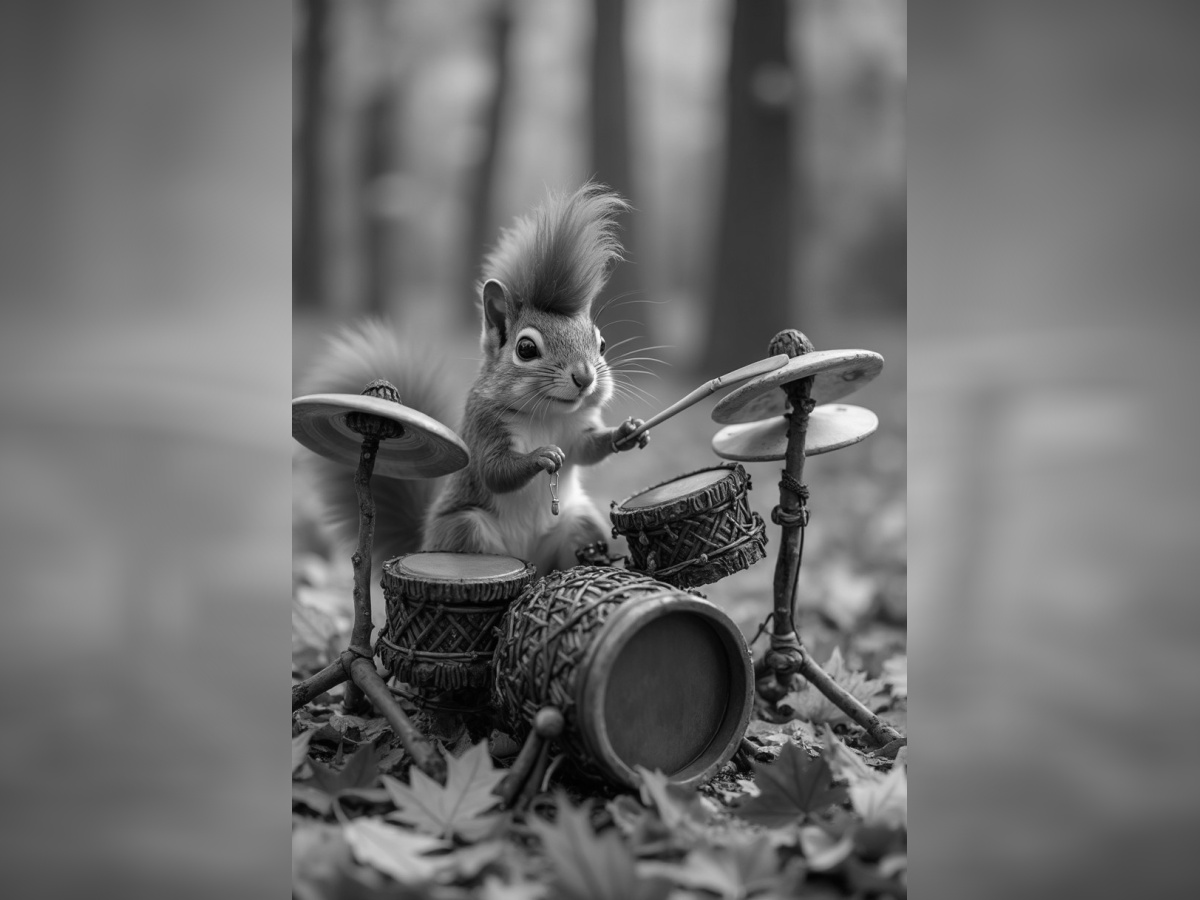 Squirrel Band Hueforge