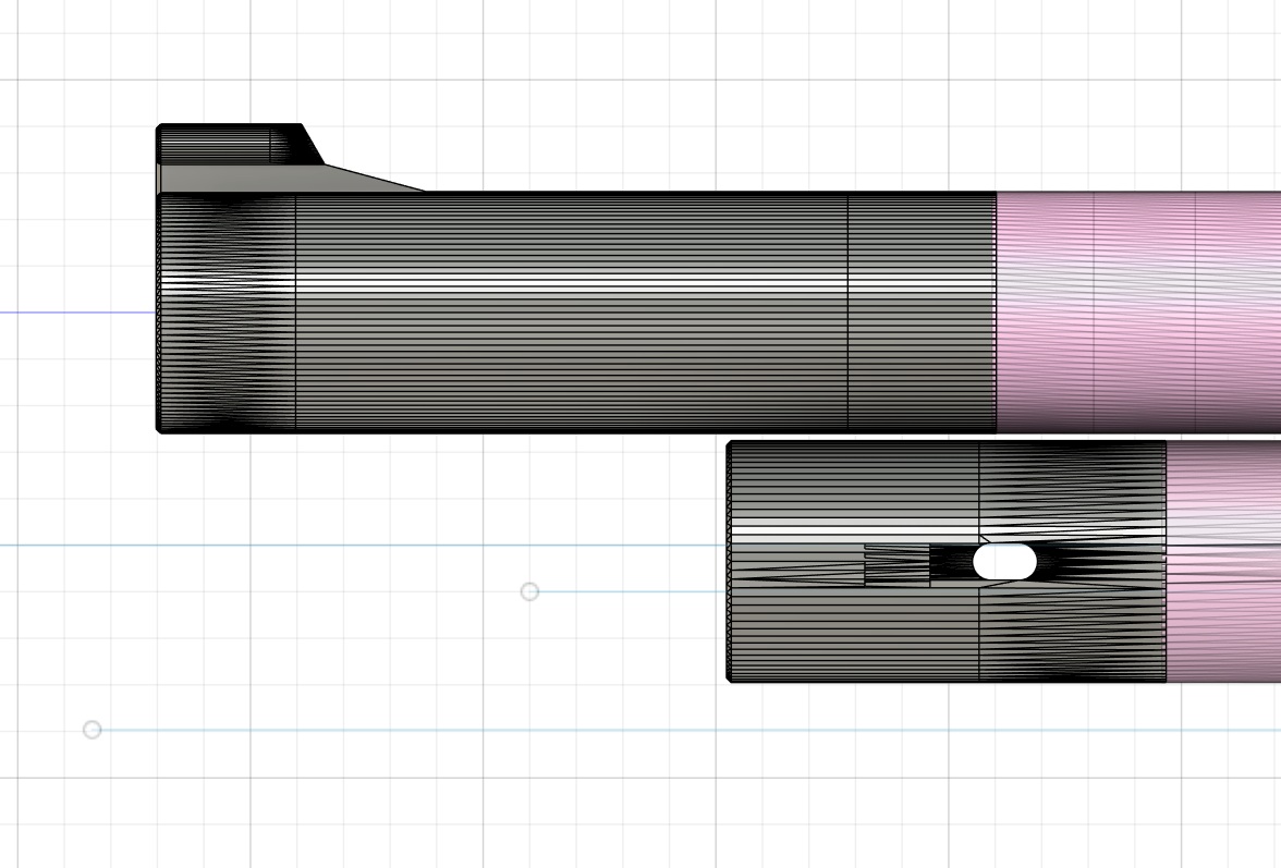 Alternate Shorter Mags/Barrels for the Vulture 3D model thumbnail
