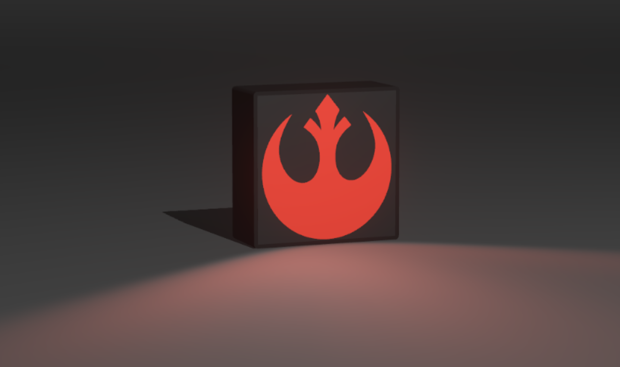 Star Wars Rebellion/Resistance mini lightbox