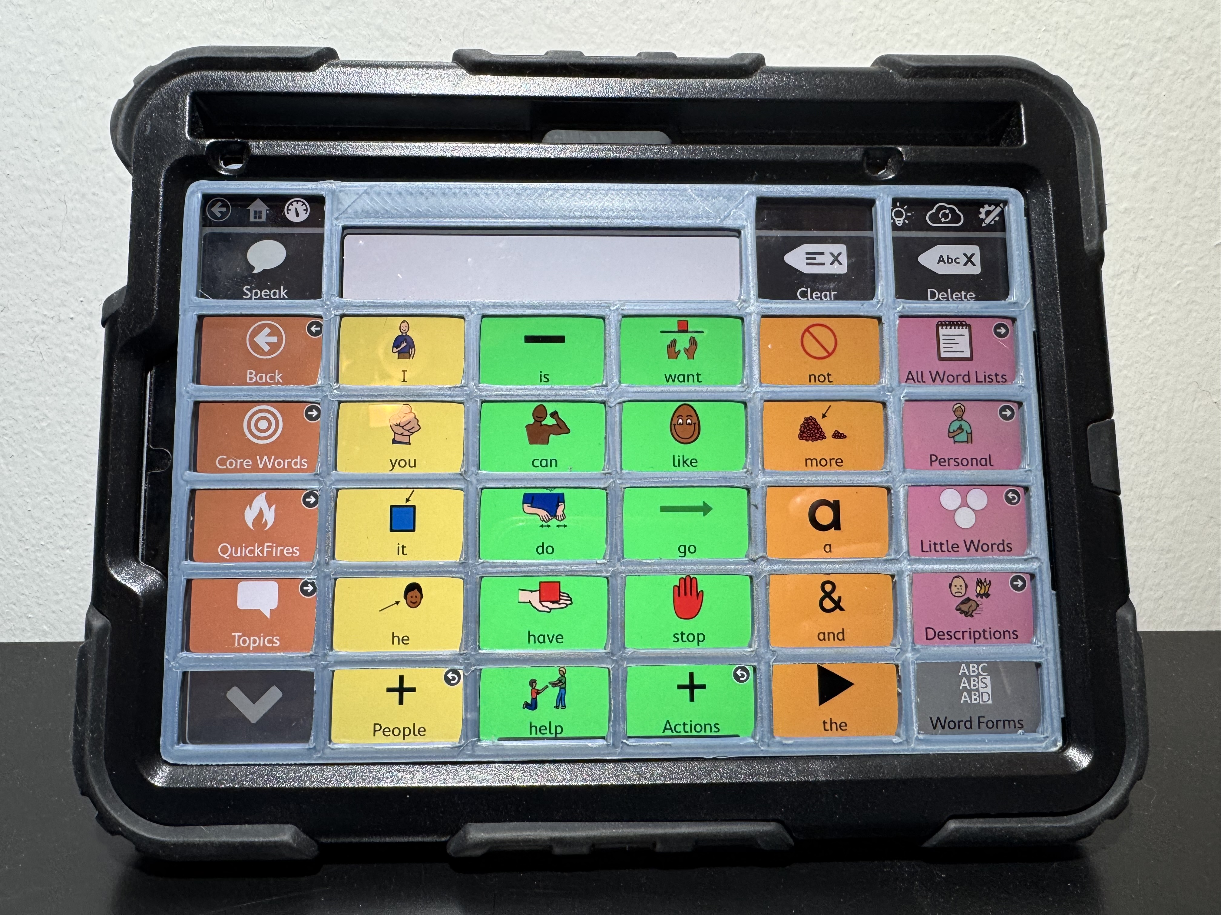 AAC Keyguards for Ipads