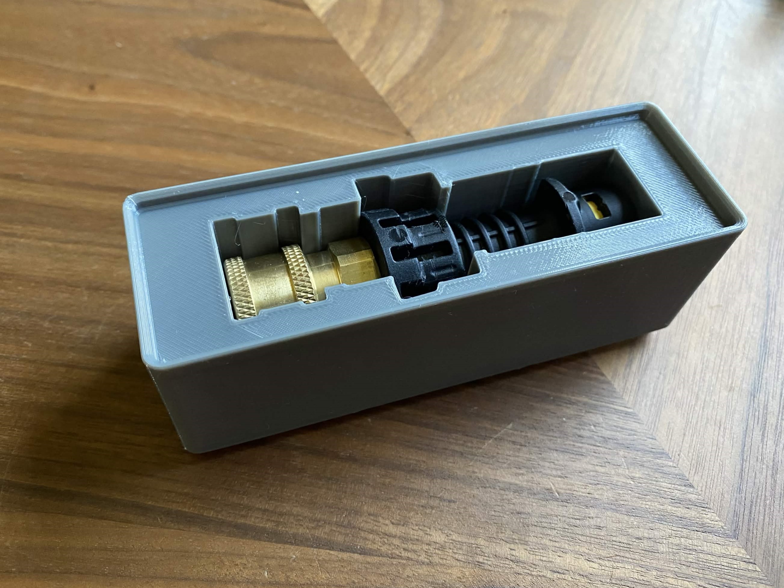 Karcher 1/4" Quick Release Adapter Holder - Gridfinity 3D model