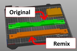 Remix - Prusa Core One+ Magnetic Top Cover – No Vent Slider