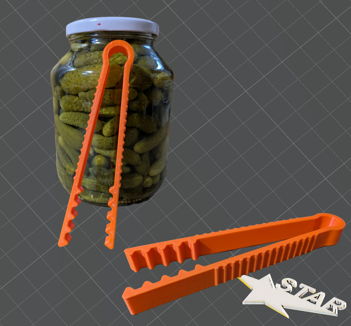 Gurkenzange / Cucumber tong