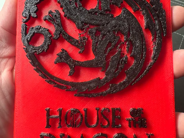 House Of the Dragon Lithophane