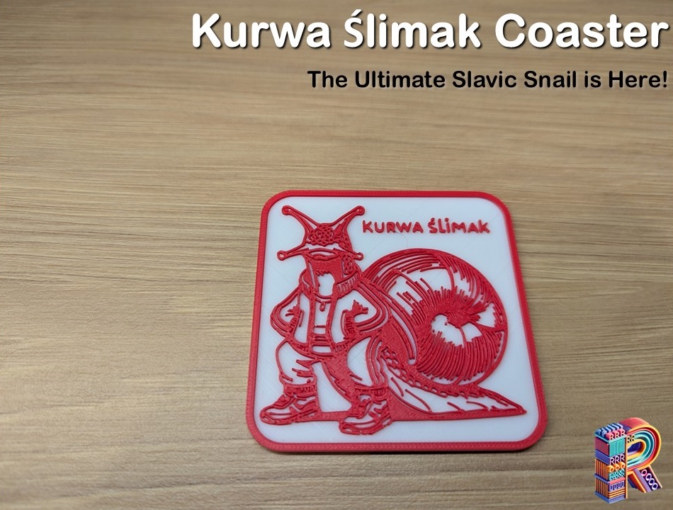 Kurwa Slimak Coaster