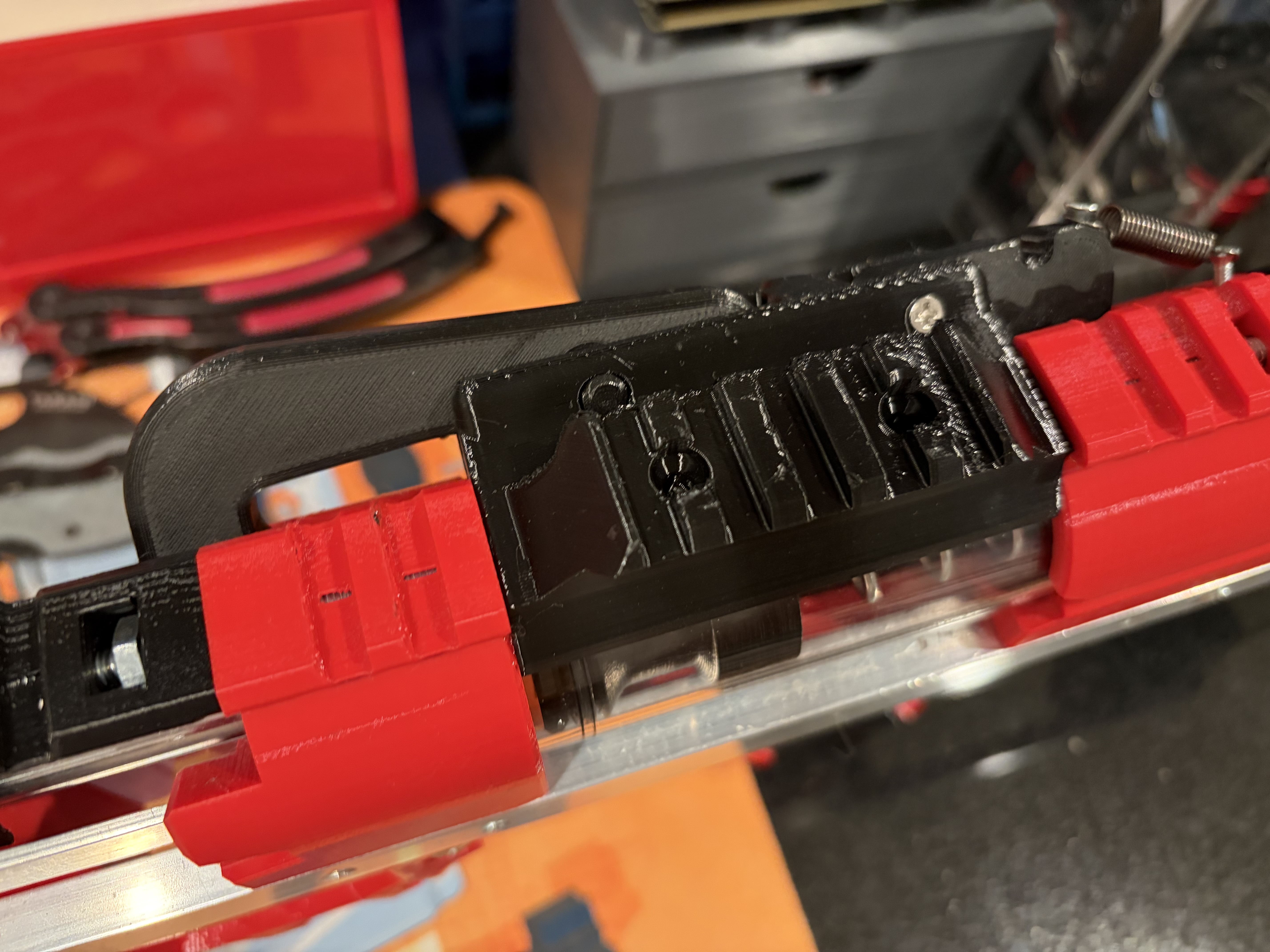 MiniClaw U Slamfire Mech Rail and Sear With a Screw Hole