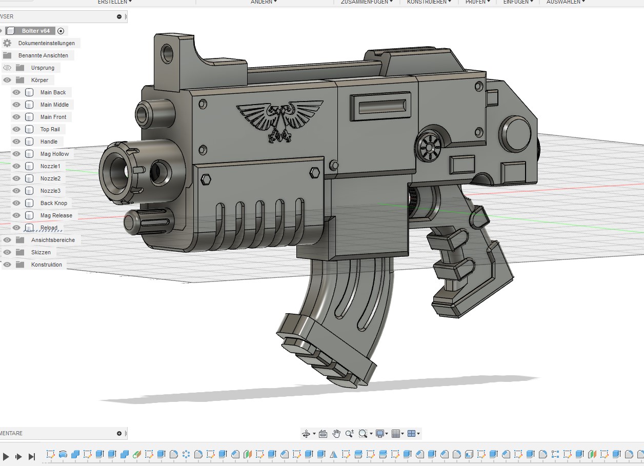 Bolter Gun Warhammer 40