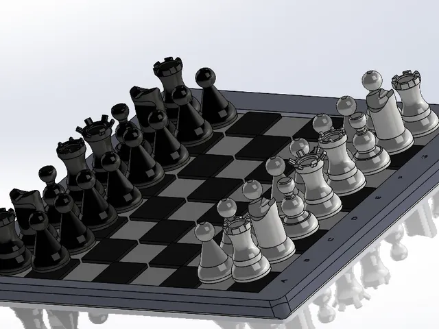 small chess set