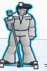 King Philip with a sword