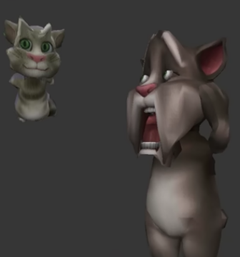Miniatura 3 do modelo 3D (ORIGINAL) talking tom 3d model