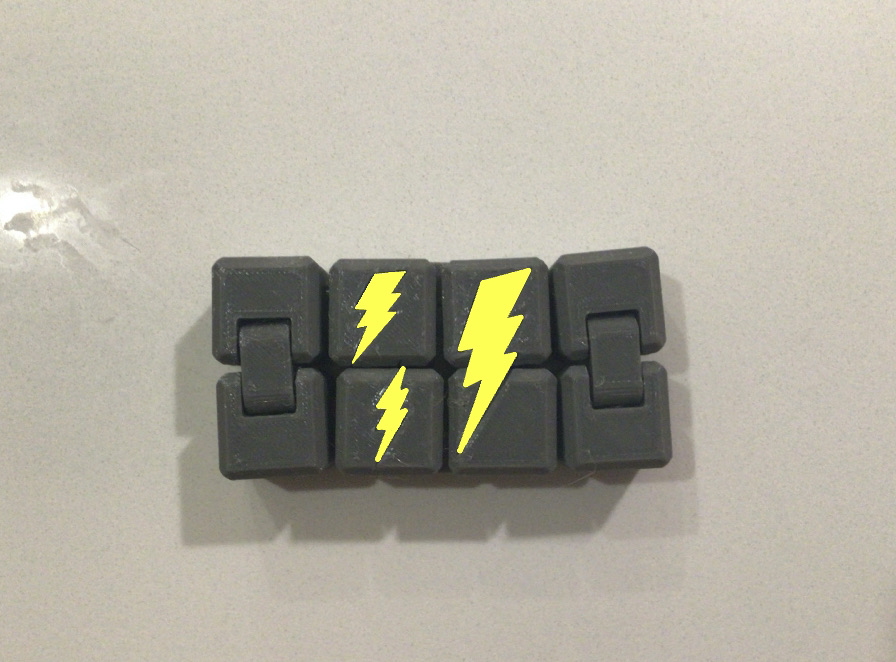 Miniatura 2 do modelo 3D lightning infinity cube