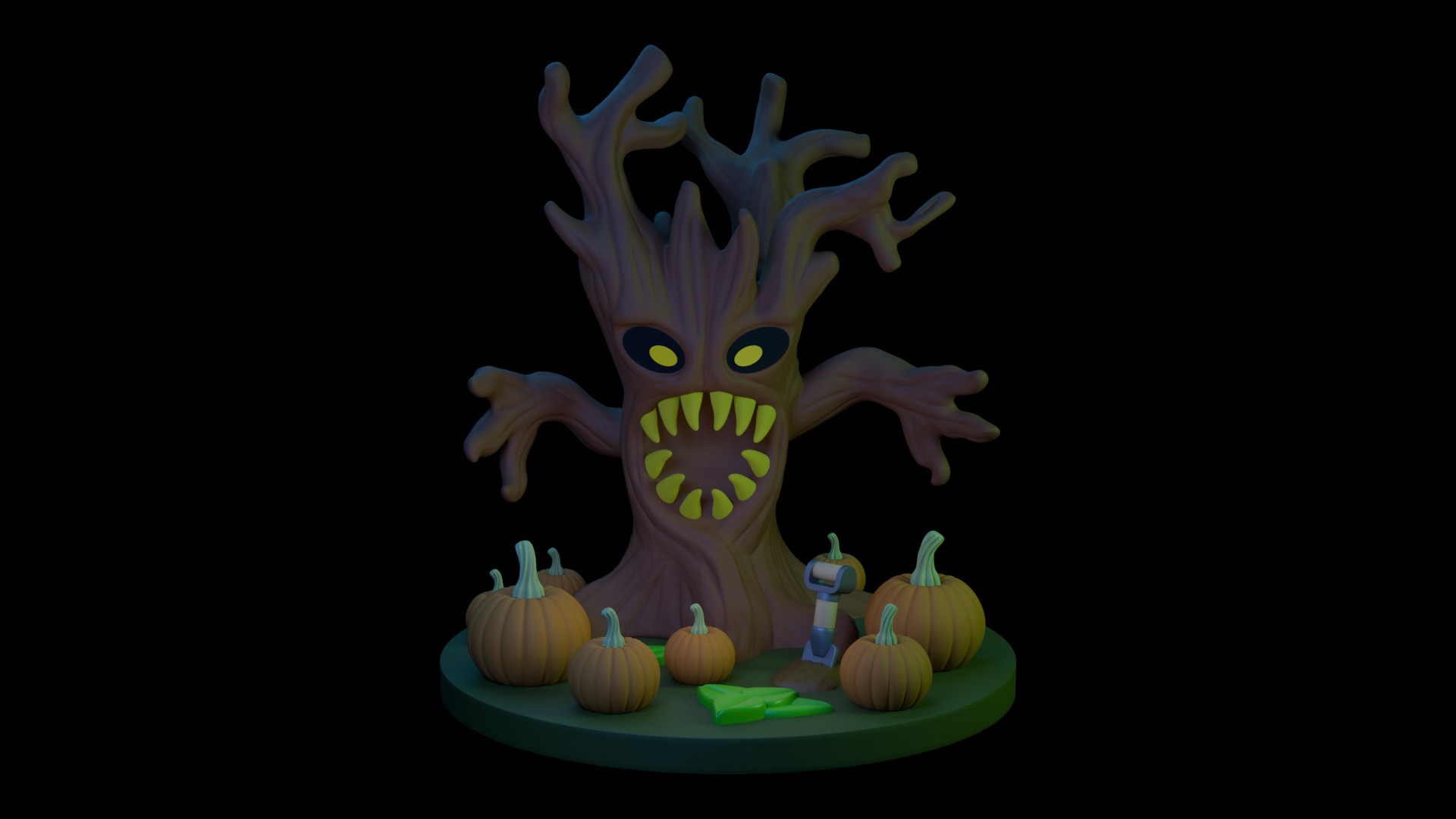Miniatura 6 do modelo 3D Haunted Pumpkin Patch