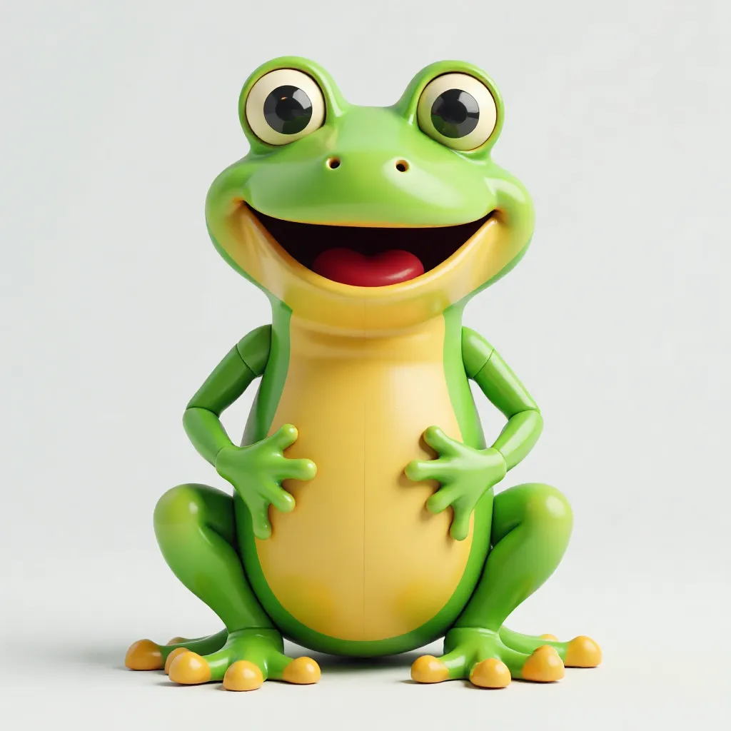 The Small Happy Smiling Frog (Mass print)