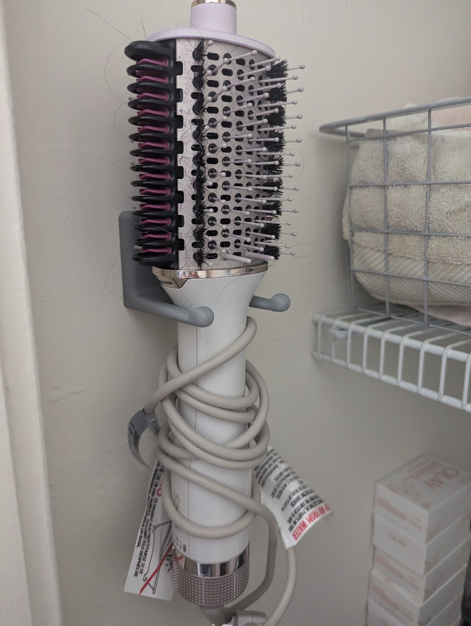 Shark Hairbrush Dryer Wall Hanger