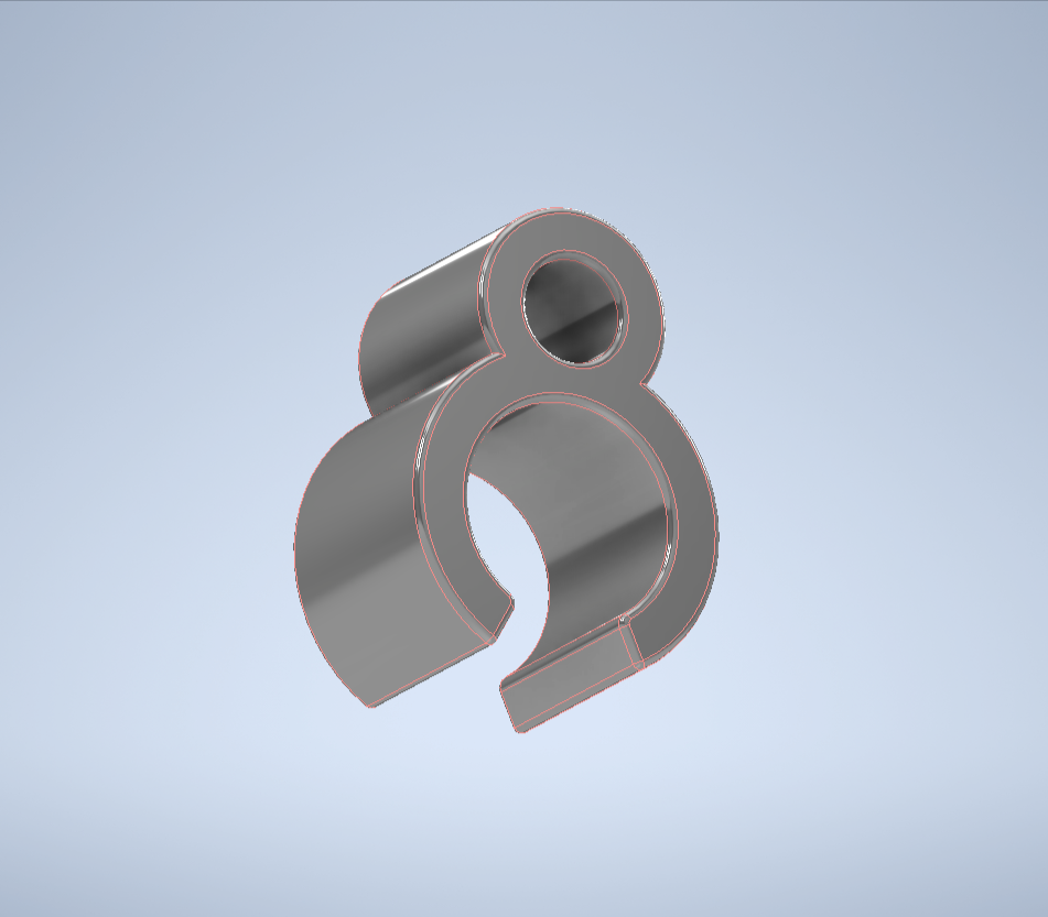 Clip for PTFE Head Cable Flyingbear S1 \ Infimech TX