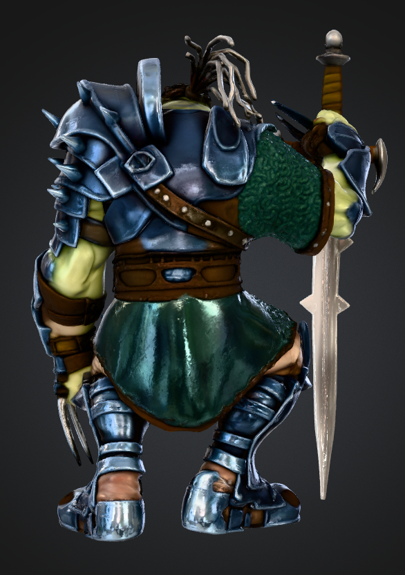 Miniatura 2 do modelo 3D Elite Orc - Gothic 2