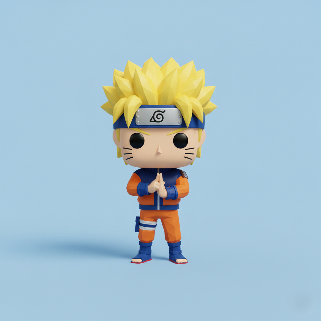 Naruto Low Poly Pop