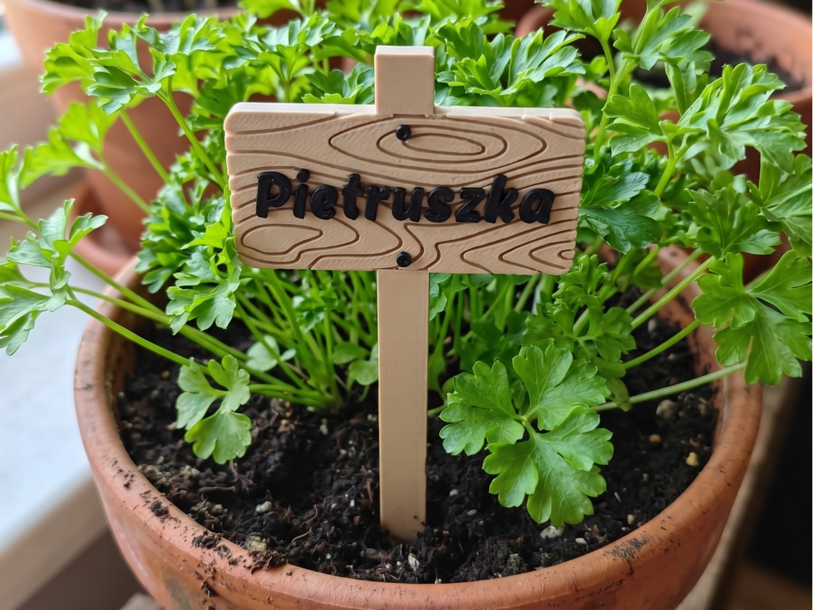 Herb marker set | 14 different herbs Polish