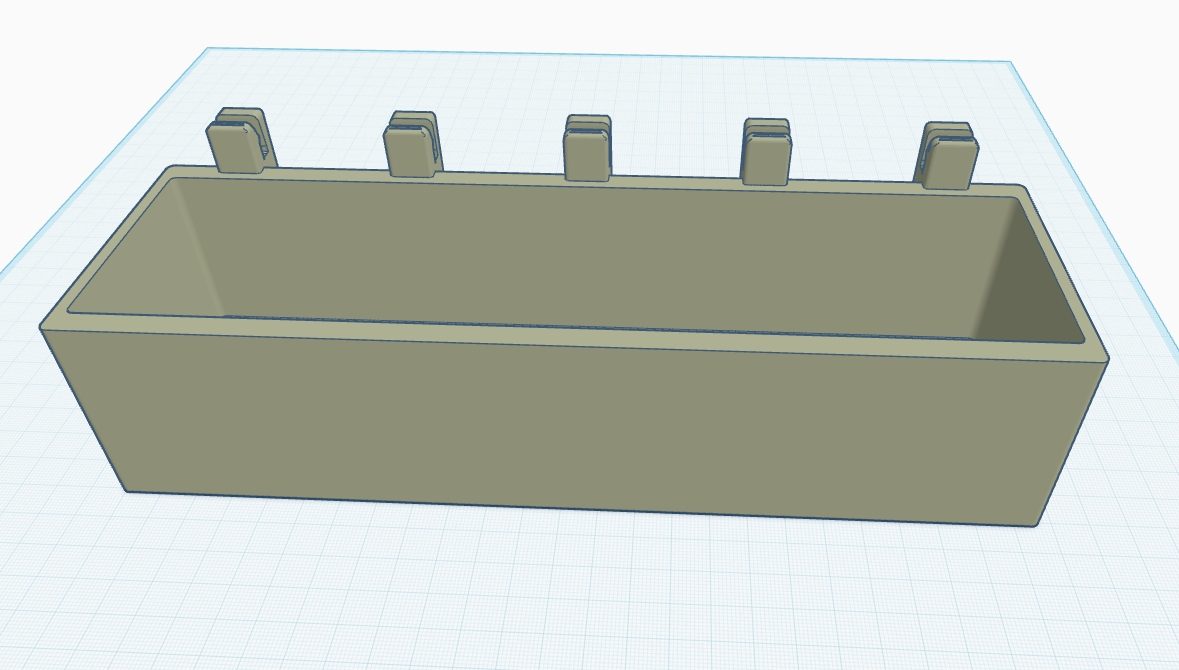 E-track box 9 3/4 inches